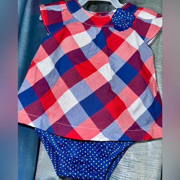 Carter’s Child Of Mine ~ Baby Girl (0-3) Months. Red, White, Blue ~ 4th Of July - Picture 5 of 8